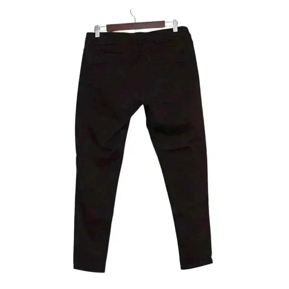 Democracy Ab Technology Jeans Size 10 Elastic Waist Stretch Slimming Dark Purple - Picture 7 of 12